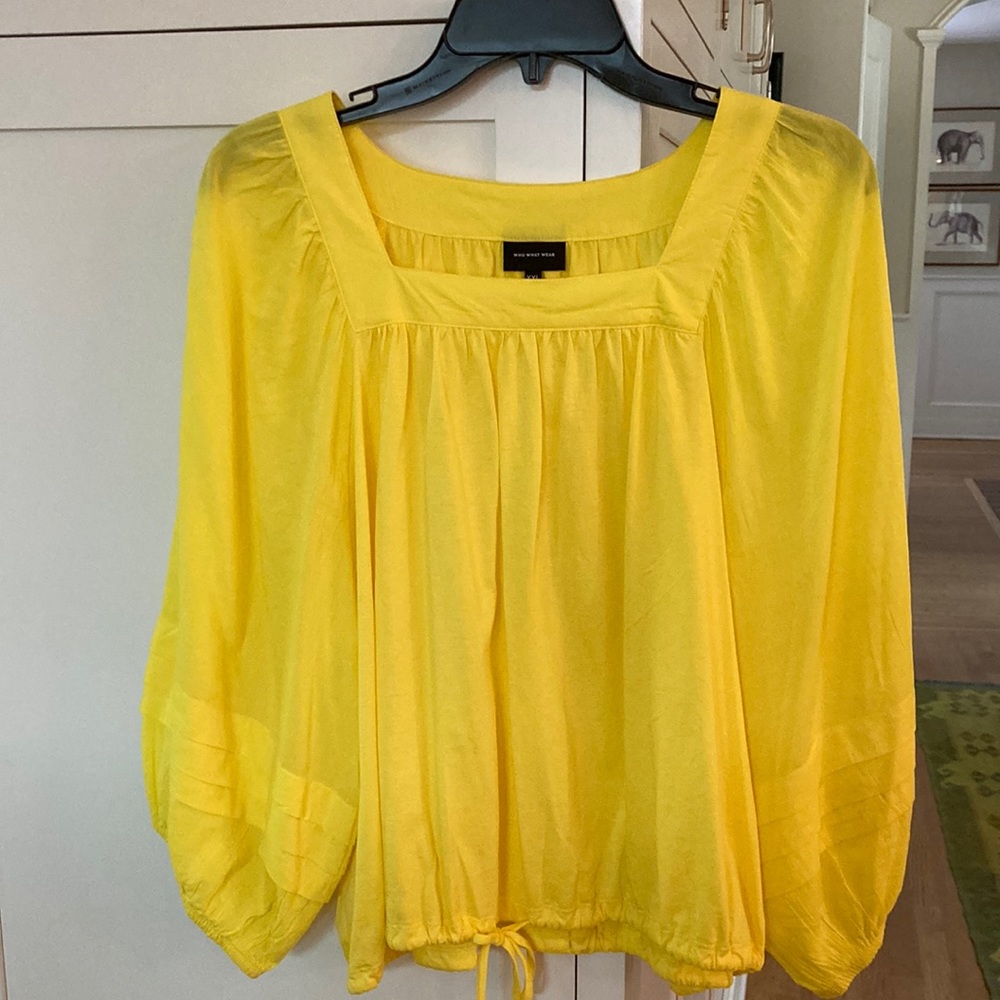 WHO WHAT WEAR blouse